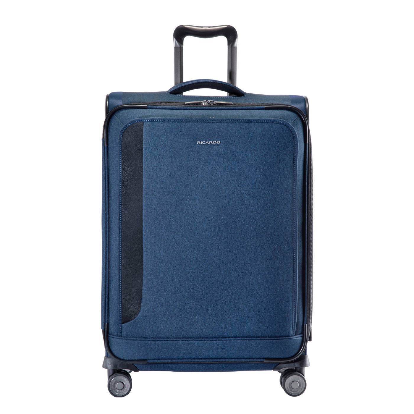 Biaggi Zipsak Boost - Expandable Carry-On Luggage with Trolley Handle - Perfect for Travelers on The Go! (Navy Blue)