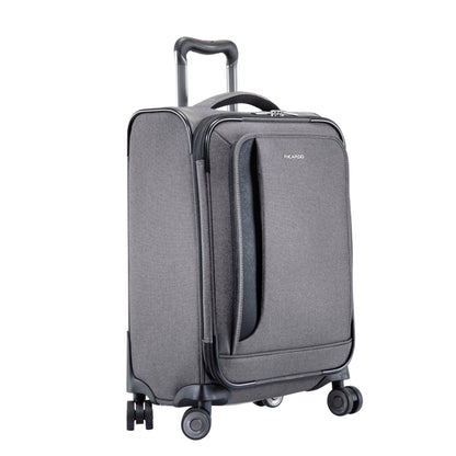 variant:40491821957165 Ricardo Malibu Bay 3.0 Softside Carry-On Spinner Luggage - Stellar Gray