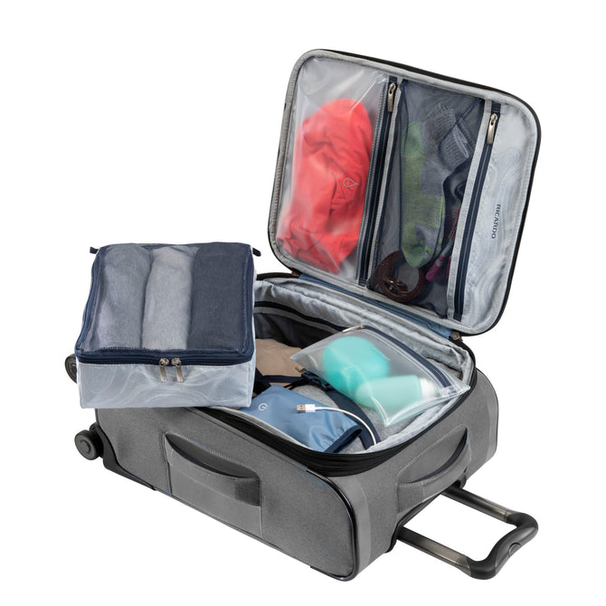 variant:40491821957165 Ricardo Malibu Bay 3.0 Softside Carry-On Spinner Luggage - Stellar Gray