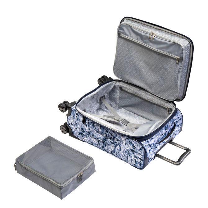 variant:40482772647981 Ricardo Beverly Hills Seahaven 2.0 Softside Carry-On Luggage - Snow Leopard