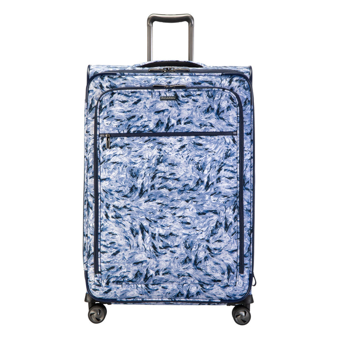 variant:40482787196973 Ricardo Beverly Hills Seahaven 2.0 Softside Large Check-In Luggage - Snow Leopard