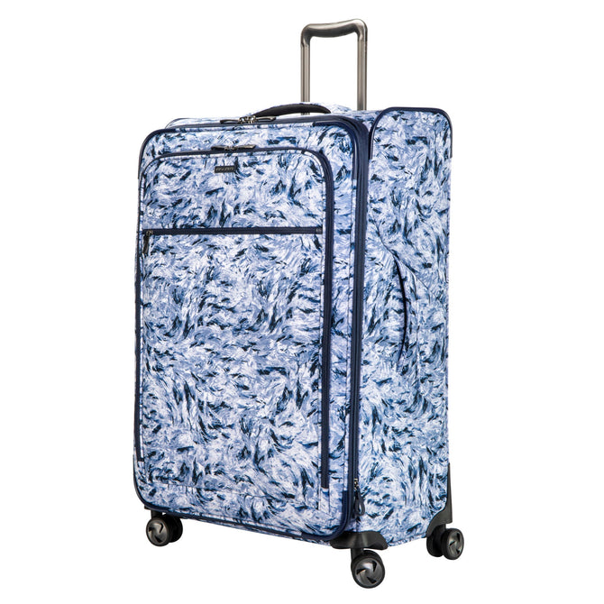 variant:40482787196973 Ricardo Beverly Hills Seahaven 2.0 Softside Large Check-In Luggage - Snow Leopard