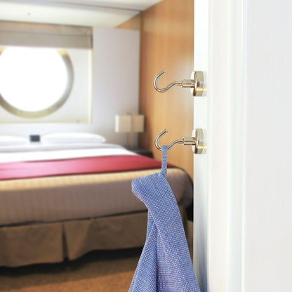 Smooth Trip Cruise Cabin Magnetic Hooks - 4 Pack