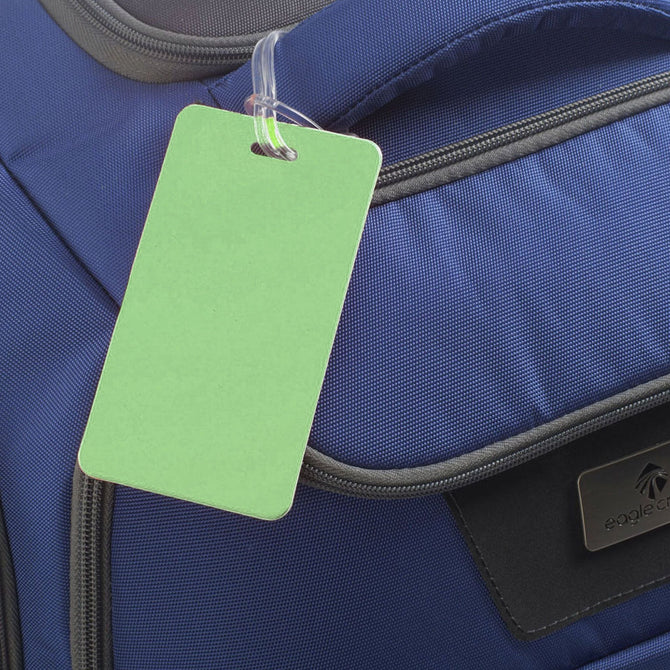 Smooth Trip Neon Matte Luggage Tag - Green