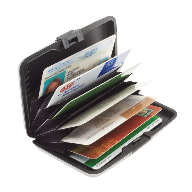 variant:40378564542509 Smooth Trip RFID Blocking Aluminum Card Case - Silver