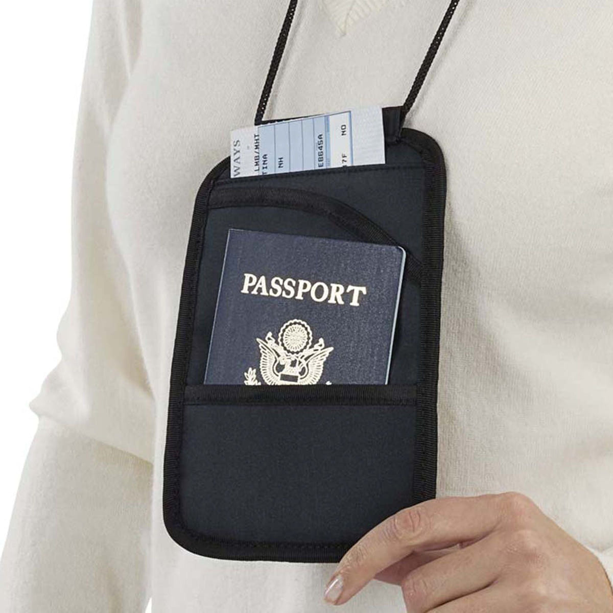 Smooth Trip RFID Blocking Boarding Pass Holder