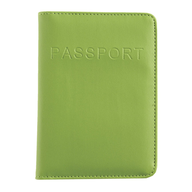 variant:40378548748333 Smooth Trip RFID Blocking Passport Wallet - Green