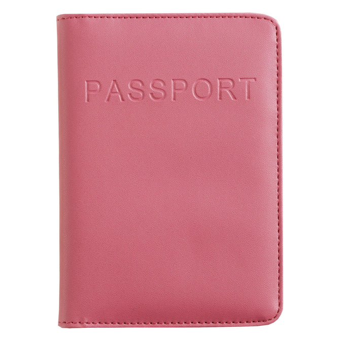 variant:40378548813869 Smooth Trip RFID Blocking Passport Wallet - Pink