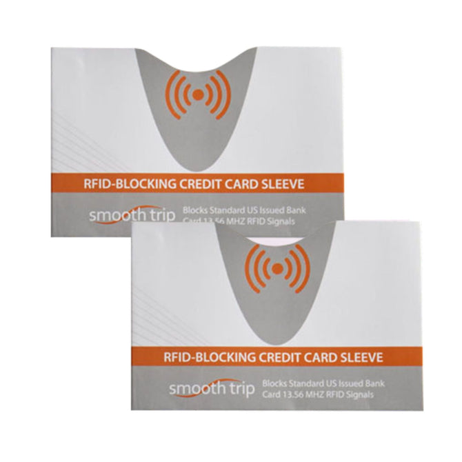 rfid-blocking card sleeves AAA Corporate Travel | Smooth Trip RFID Blocking Card Protectors - 2 Pack