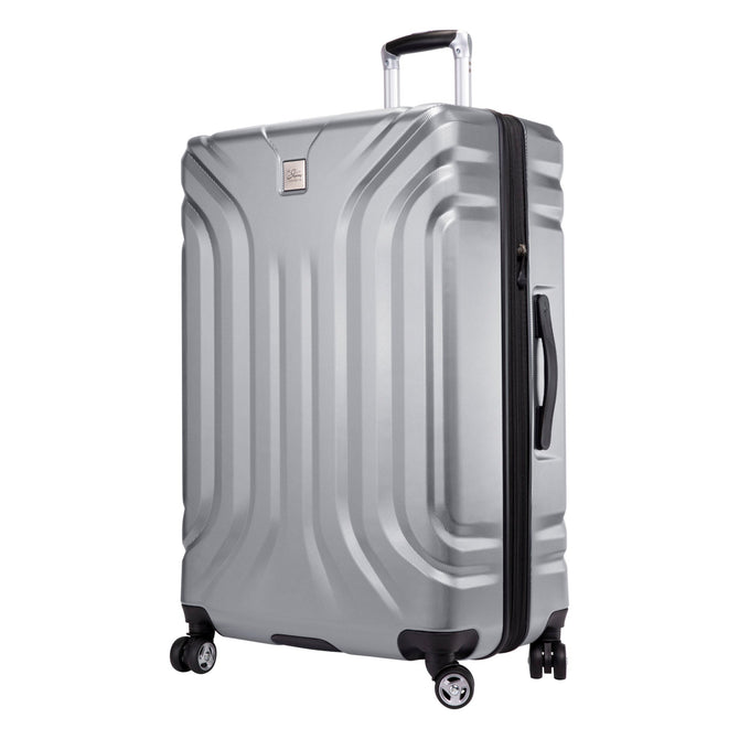 variant:40482894905389 Skyway Nimbus 4.0 Large Check-In Expan. Hardside Spinner Suitcase - Shiny Silver