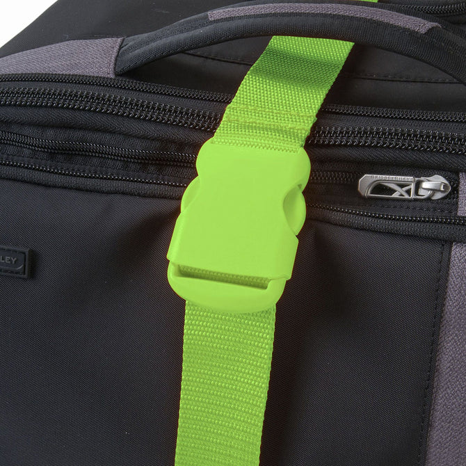 variant:40378568278061 Smooth Trip Neon Luggage Strap - Neon Green