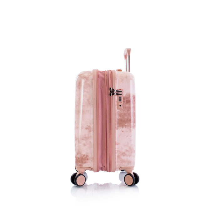variant:41552685498413 heys america Tie Dye 21 CarryOn Spinner Luggage - Rose