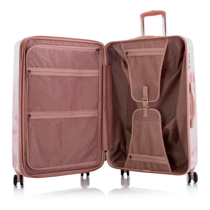 variant:41552687005741 heys america tie dye 30 spinner luggage - Rose