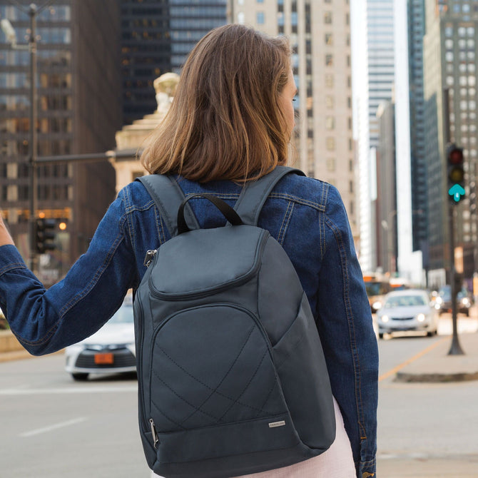 AAA Corporate Travel l Anti-Theft Classic Backpack Black