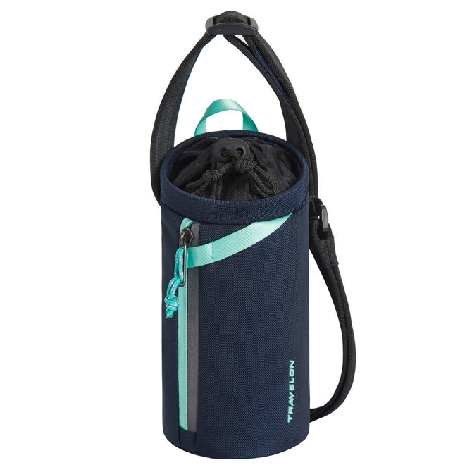 variant:40666871037997 Travelon Anti-Theft Greenlander Insulated Water Bottle Bag - Galaxy Blue
