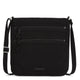 Vera Bradley Triple Zip Hipster Crossbody Bag in Microfiber - Classic Black Color