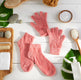variant:43184567976128 bucky Spa Socks & Gloves Set - Rose