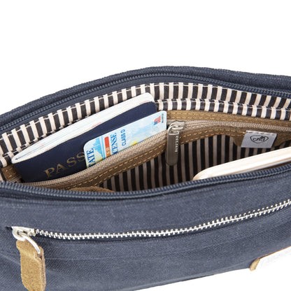 variant:41193688596525 Anti-Theft Heritage Small Crossbody - Indigo