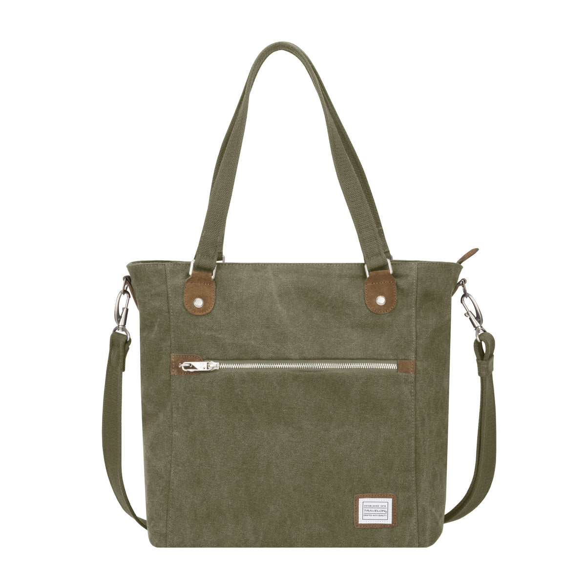 variant:41193686630445 Anti-Theft Heritage Tote - Sage