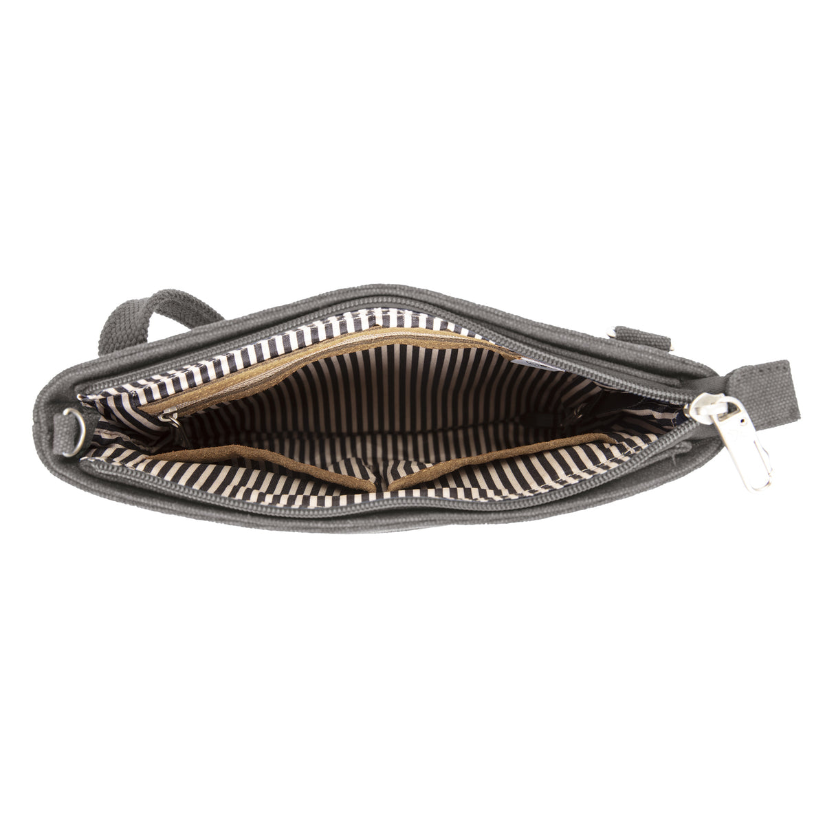 variant:41193688563757 Anti-Theft Heritage Small Crossbody - Pewter