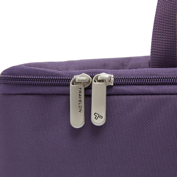 variant:41163020664877 travelon Flat-Out Hanging Toiletry Kit purple
