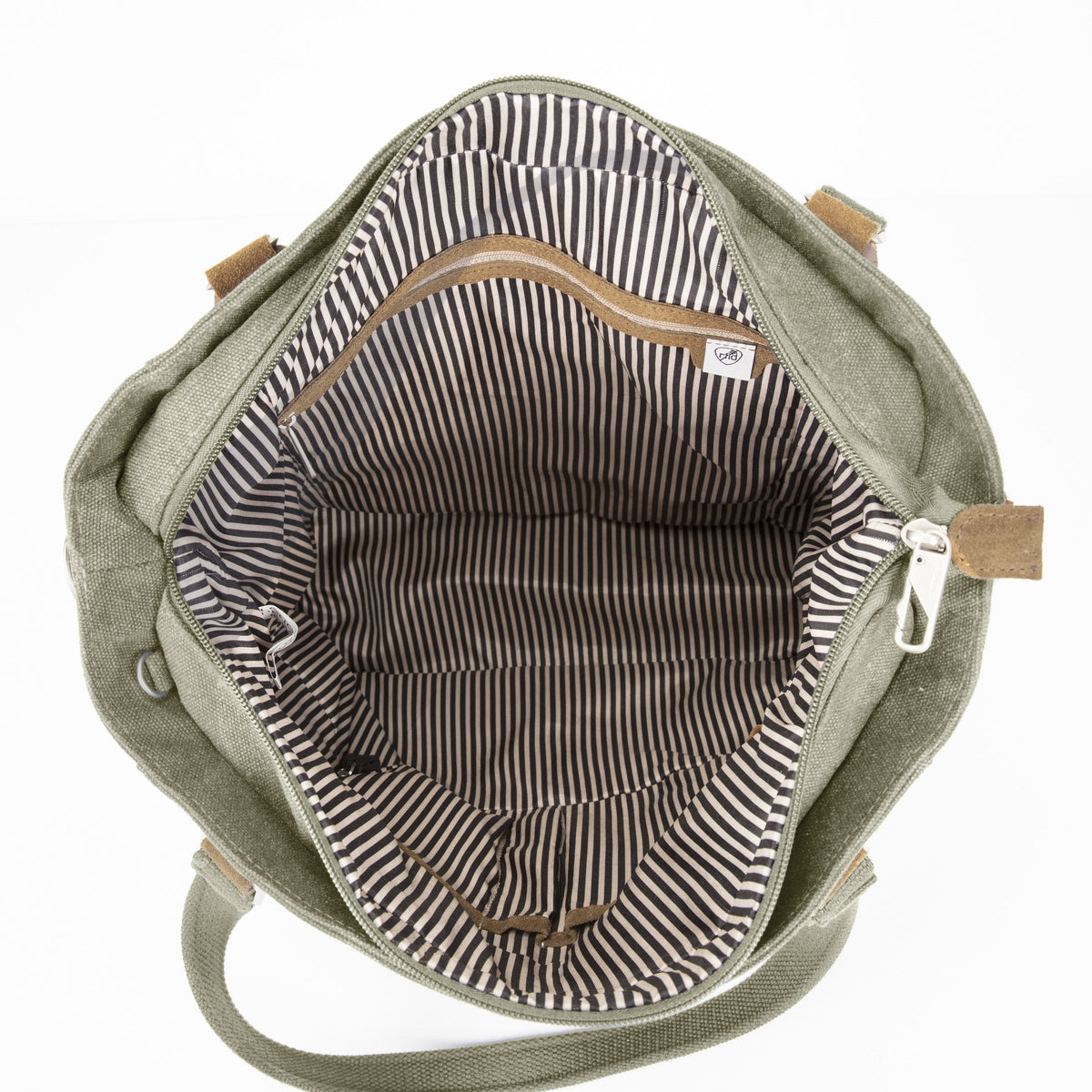 variant:41193686630445 Anti-Theft Heritage Tote - Sage