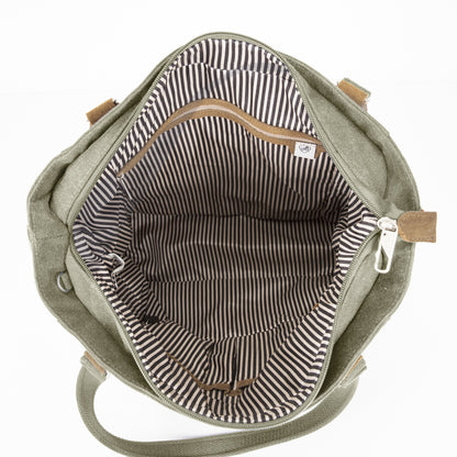 variant:41193686630445 Anti-Theft Heritage Tote - Sage