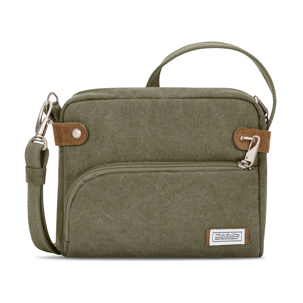 variant:41193681322029 Travelon Anti-Theft Heritage Crossbody - Sage