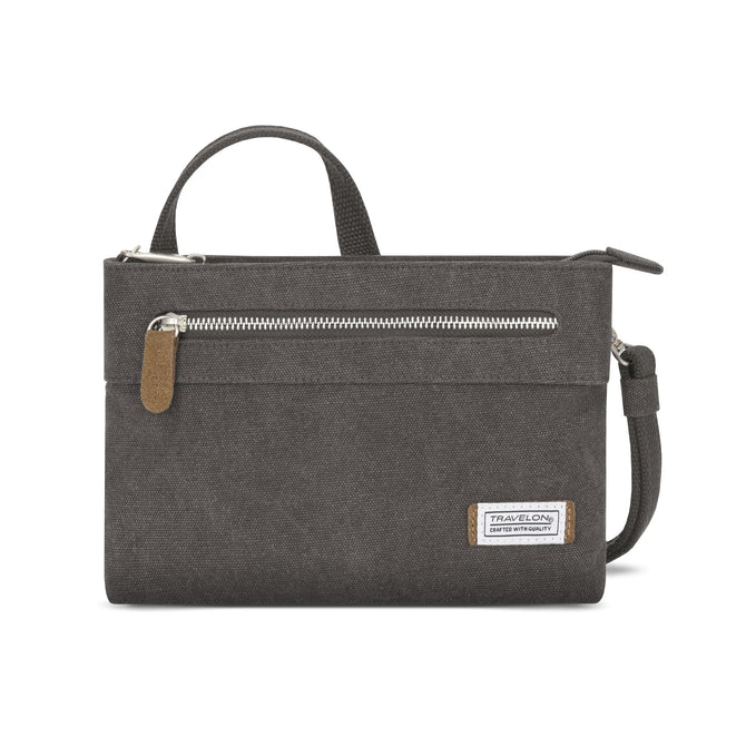 variant:41193688563757 Anti-Theft Heritage Small Crossbody - Pewter