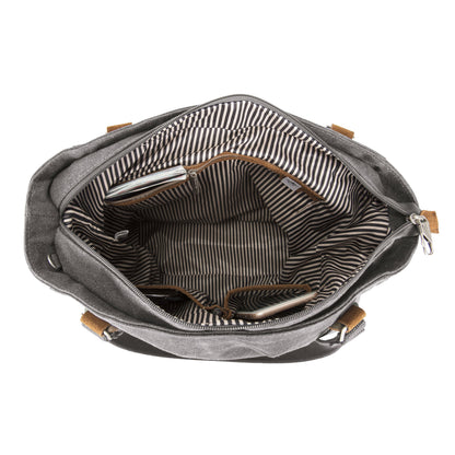 variant:41193686597677 Anti-Theft Heritage Tote - Pewter