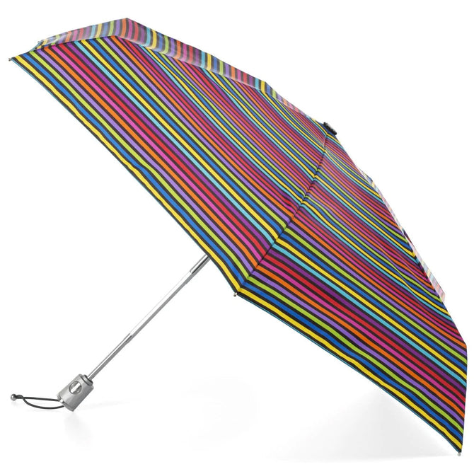 variant:43251159564480 Totes Mini Auto Open Close Neverwet and Sunguard Umbrella skinny stripe