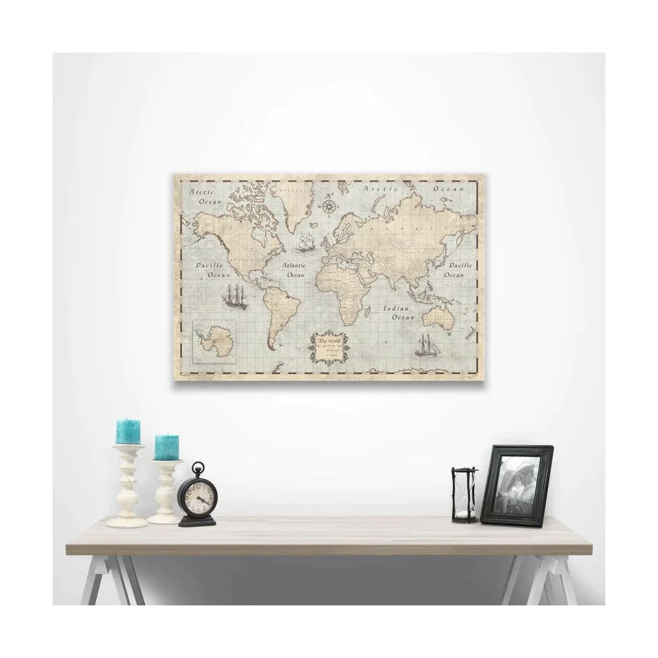 variant:41568593149997 - Rustic Vintage World 36x24
